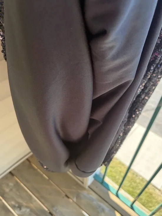 🆕Juliet Roses Black Sequin Midi Dress Size 16 Sparkly Party Lace Glam Dress NWT - Picture 12 of 17